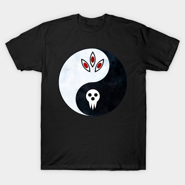 soul eater- yin yang T-Shirt by Rebellion10